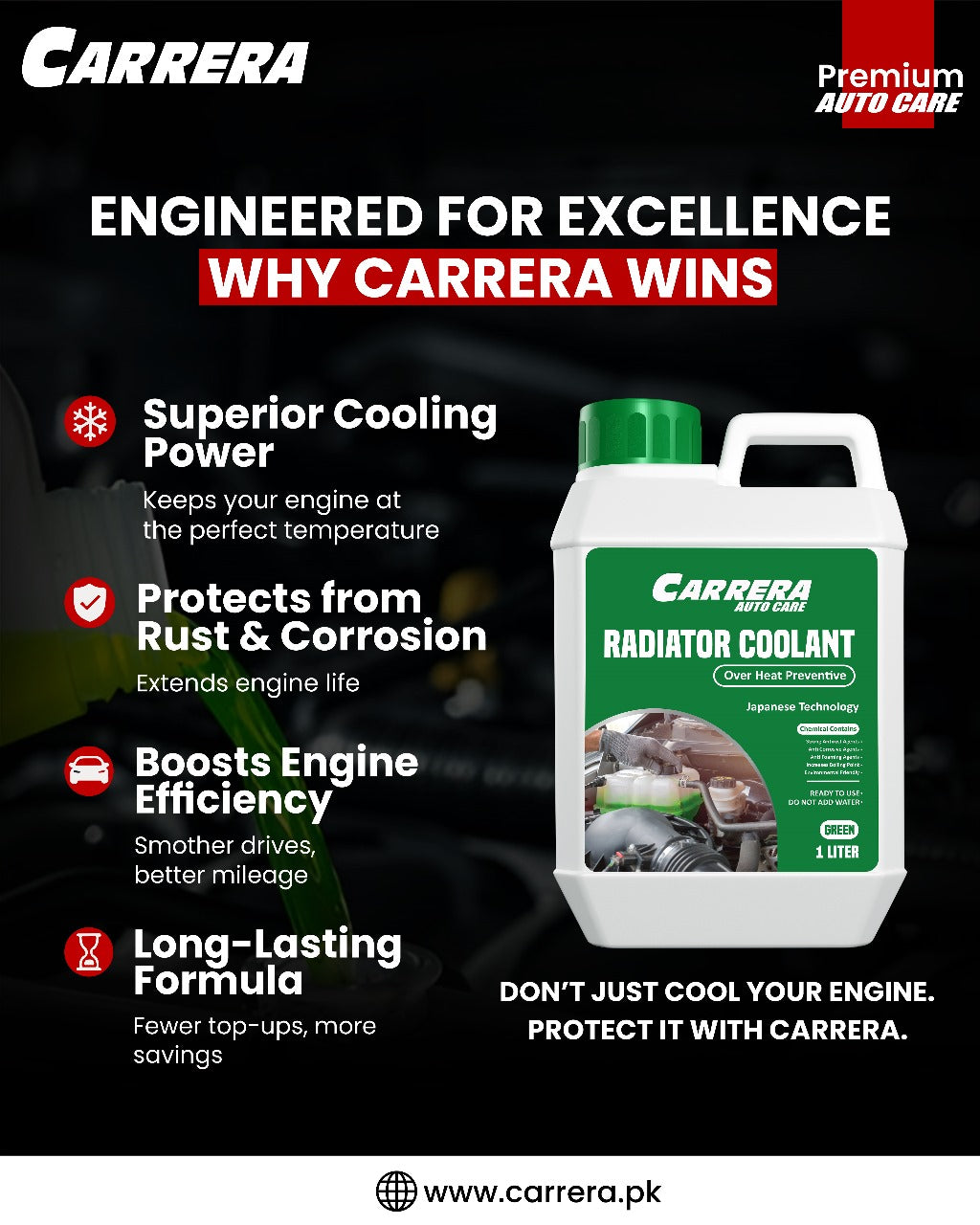 Why Carrera Coolant is the Best Choice for Your Toyota in Pakistan