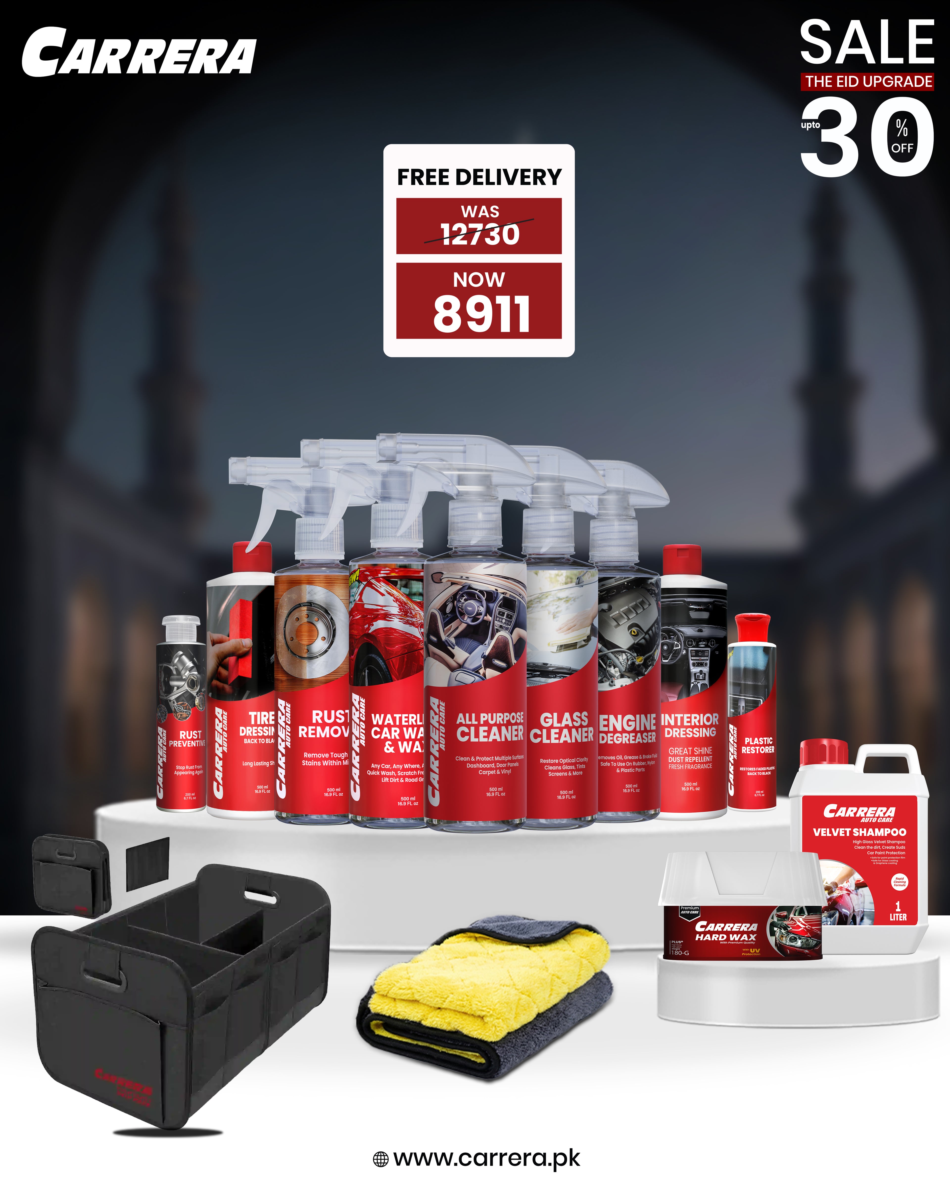 Complete Kit With Large Trunk bag