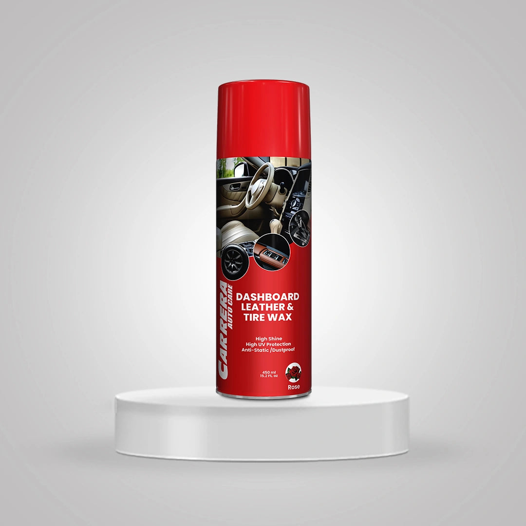 Carrera Car Dashboard Leather & Tire Wax 450ml Rose
