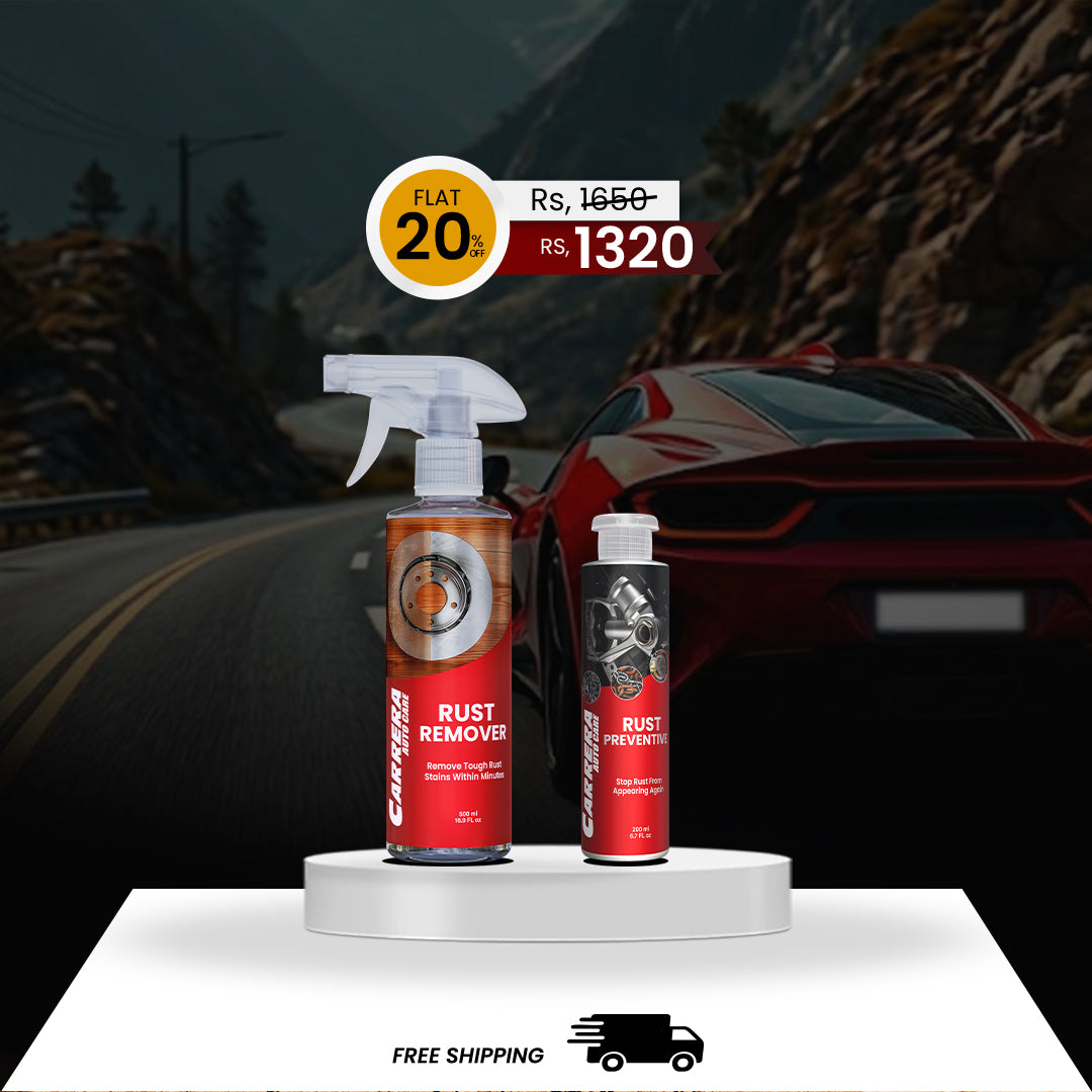 Carrera Rust Remover 500ml + Rust Preventive 200ml