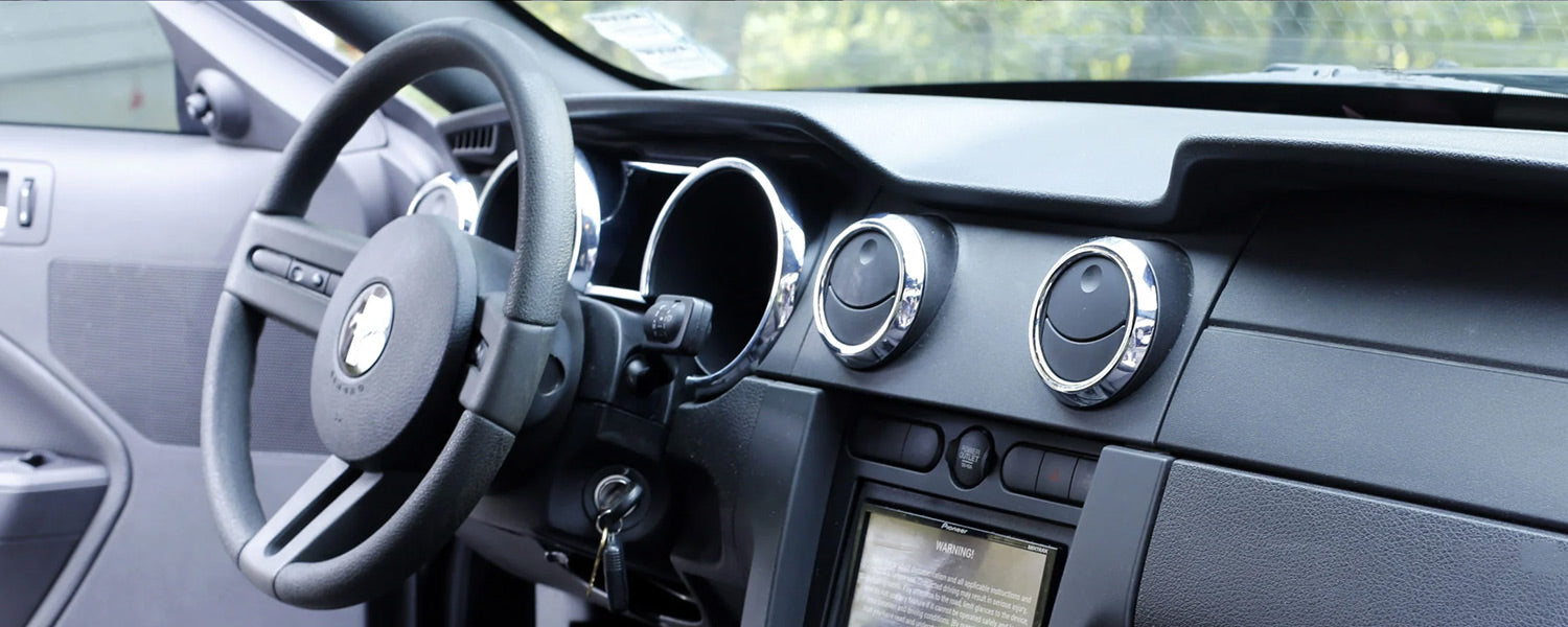 car Dashboard After using Carrera dashboard cleaner