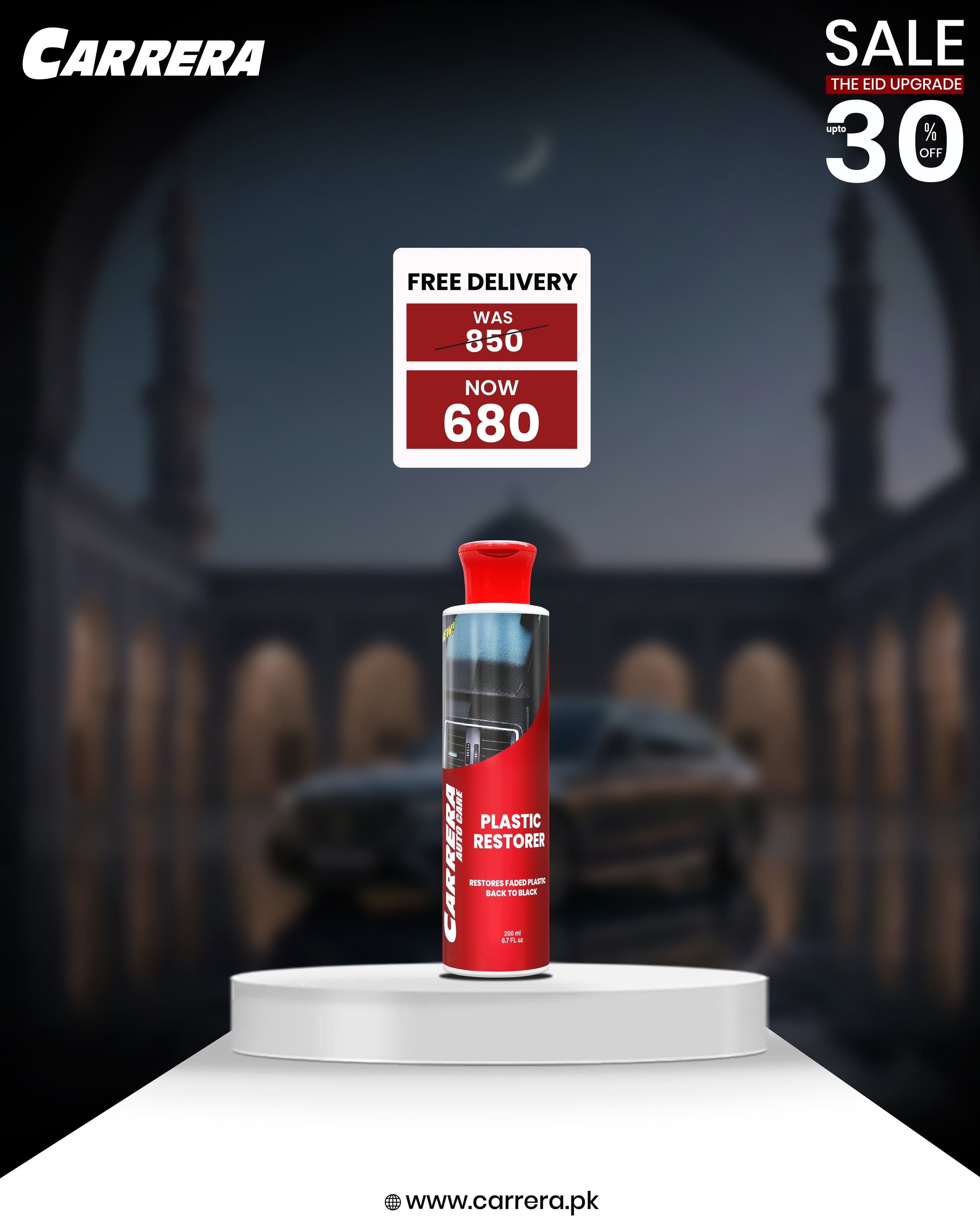Best way to Use of Carrera Plastic Restorer