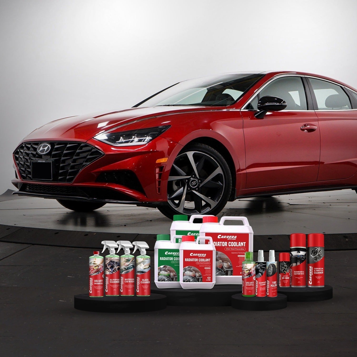 Carrera complete car care products.