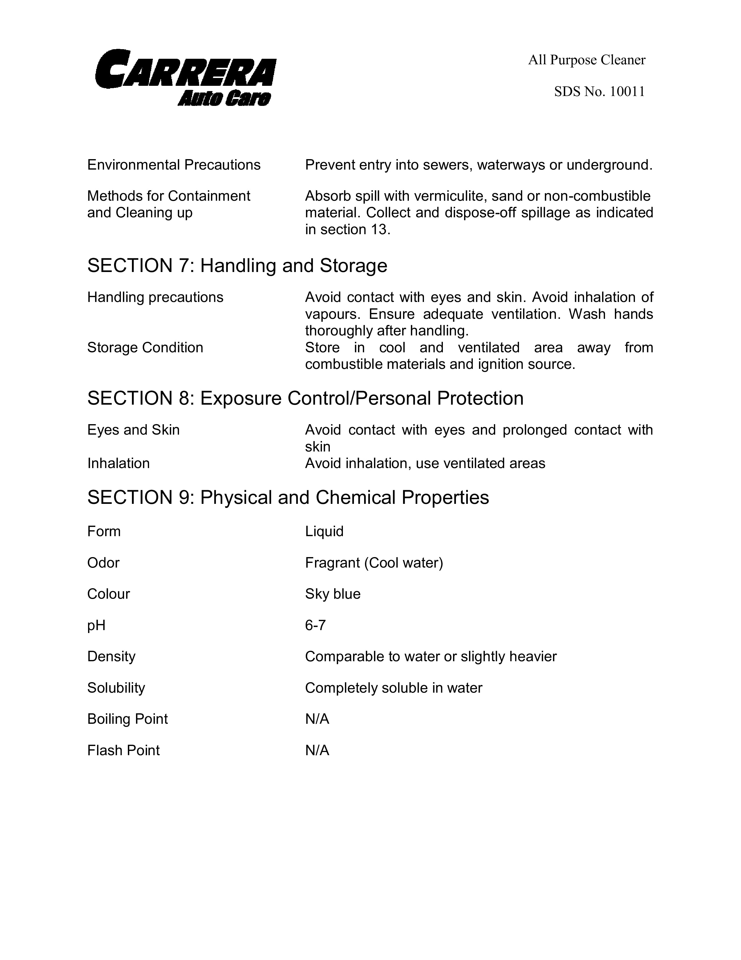 Carrera All Purpose Cleaner 500ml