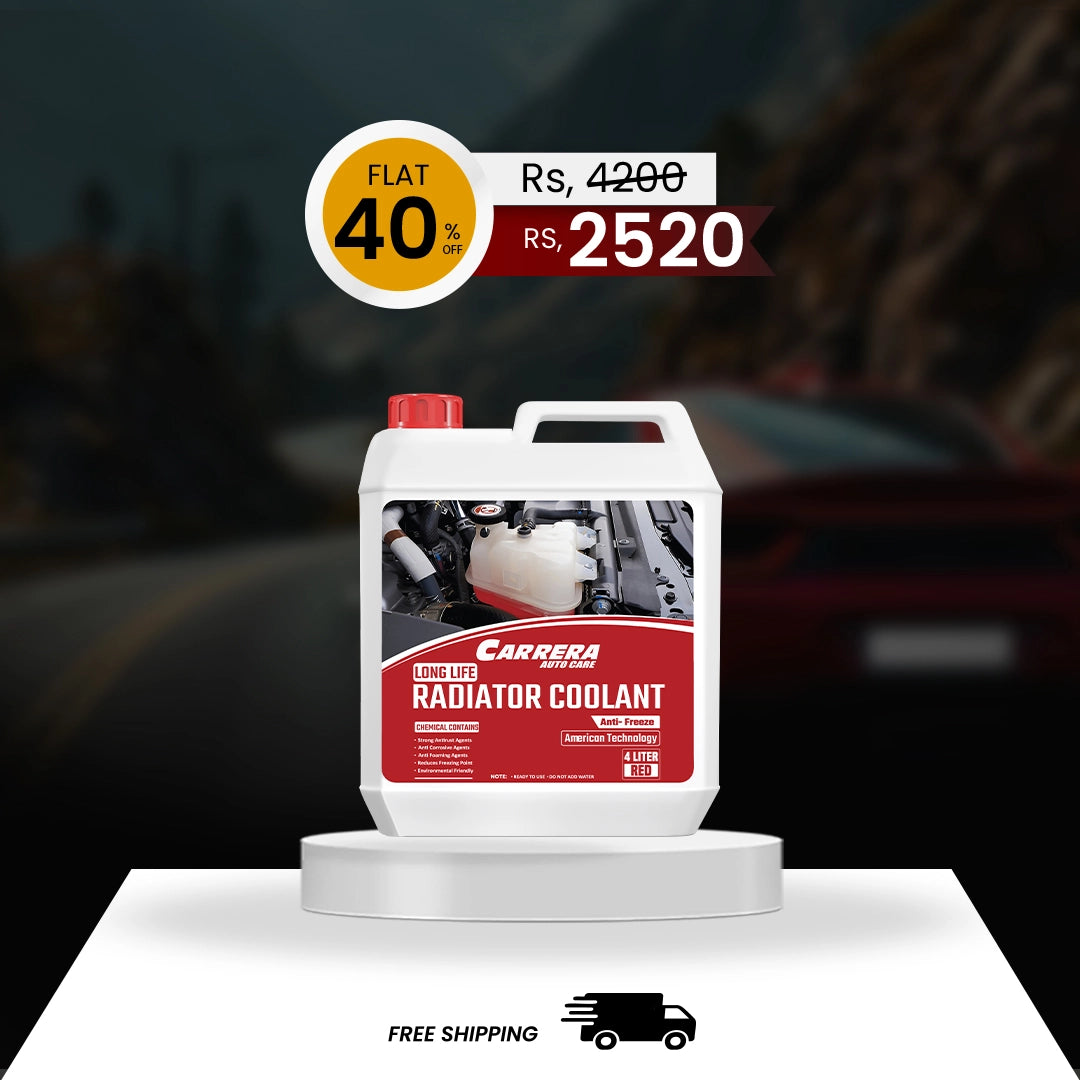 Carrera Super Long Life radiator Coolant Red 4 liter