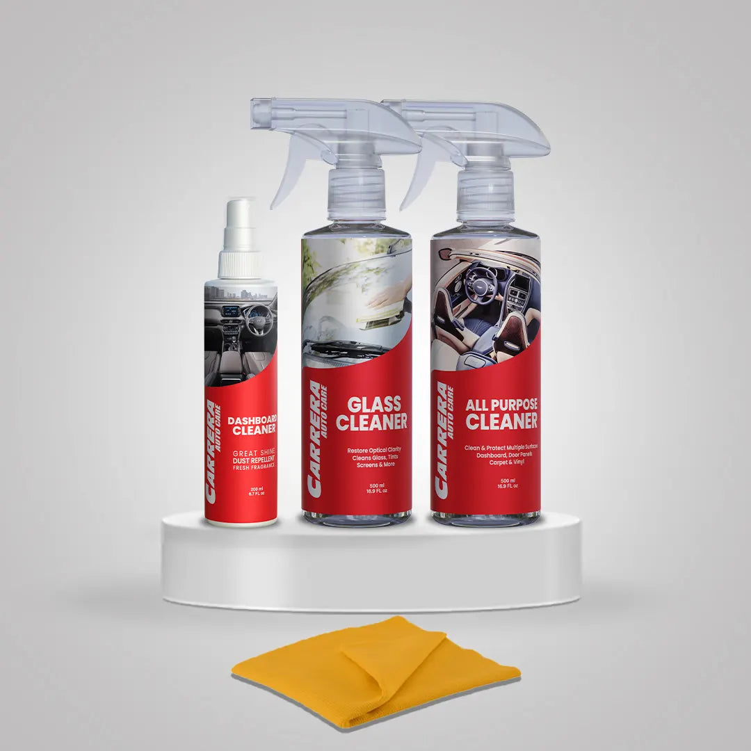 Interior Bundle | Carrera All Purpose Cleaner | Dashboard Cleaner | Glass Cleaner | MF