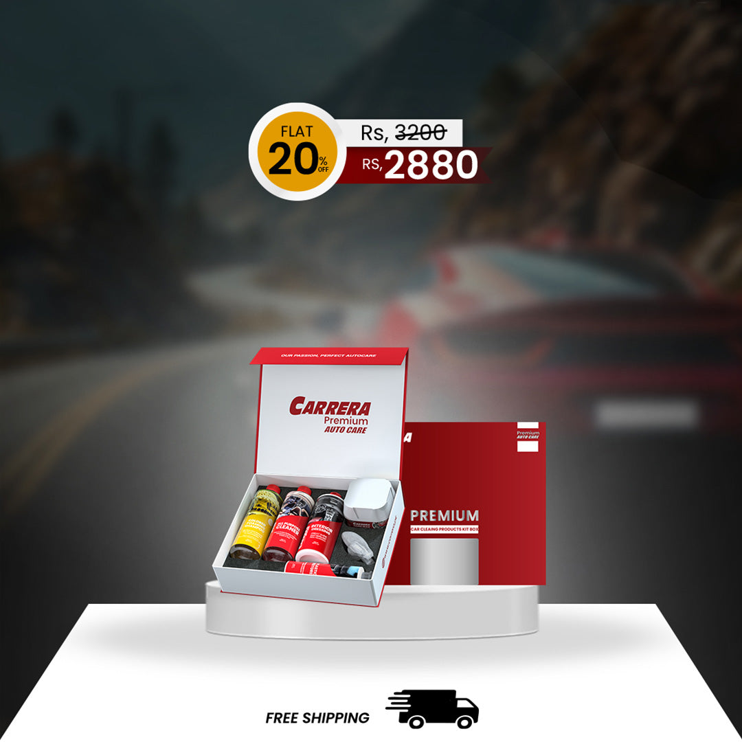Carrera Premium Kit Box New With Colored Foaming Shampoo + Microfiber