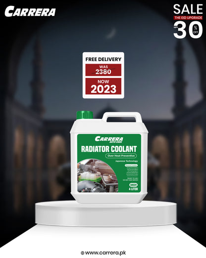 Carrera Over Heat Preventive Green 4 Liter Coolant