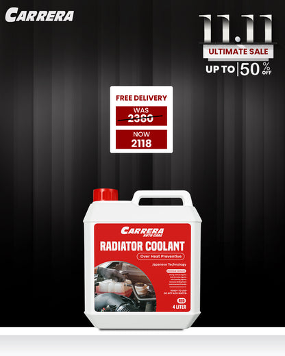 Carrera Long Life Red Coolant 4 Liter (Heat-Preventive)