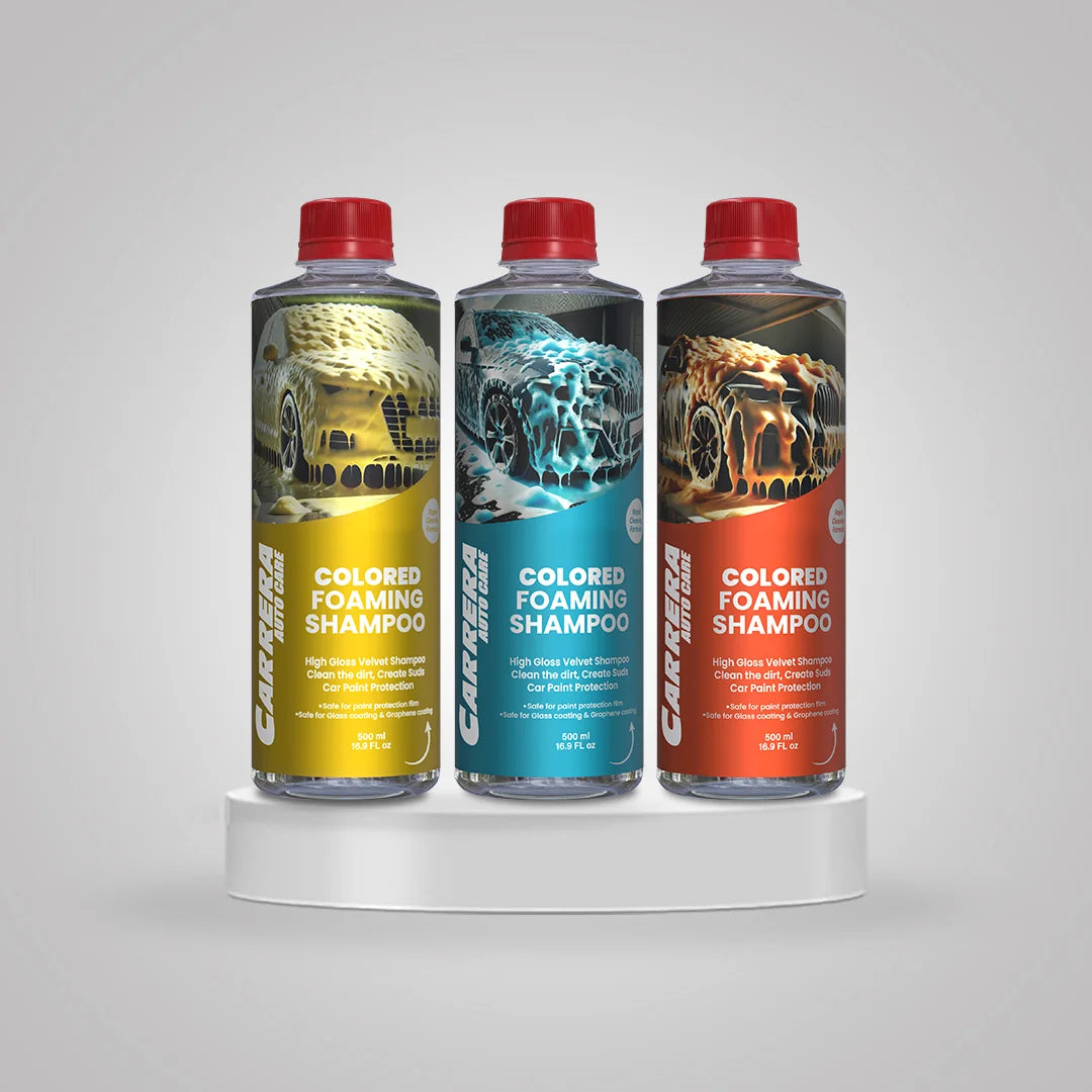 Pack of 3 Carrera Colored Foaming Shampoo