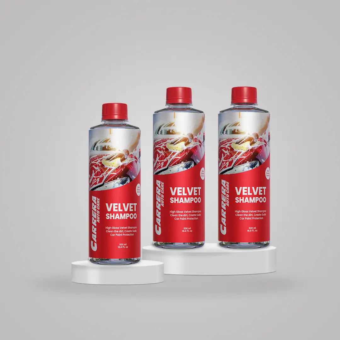 Pack of 3 Car Wash Velvet Shampoo