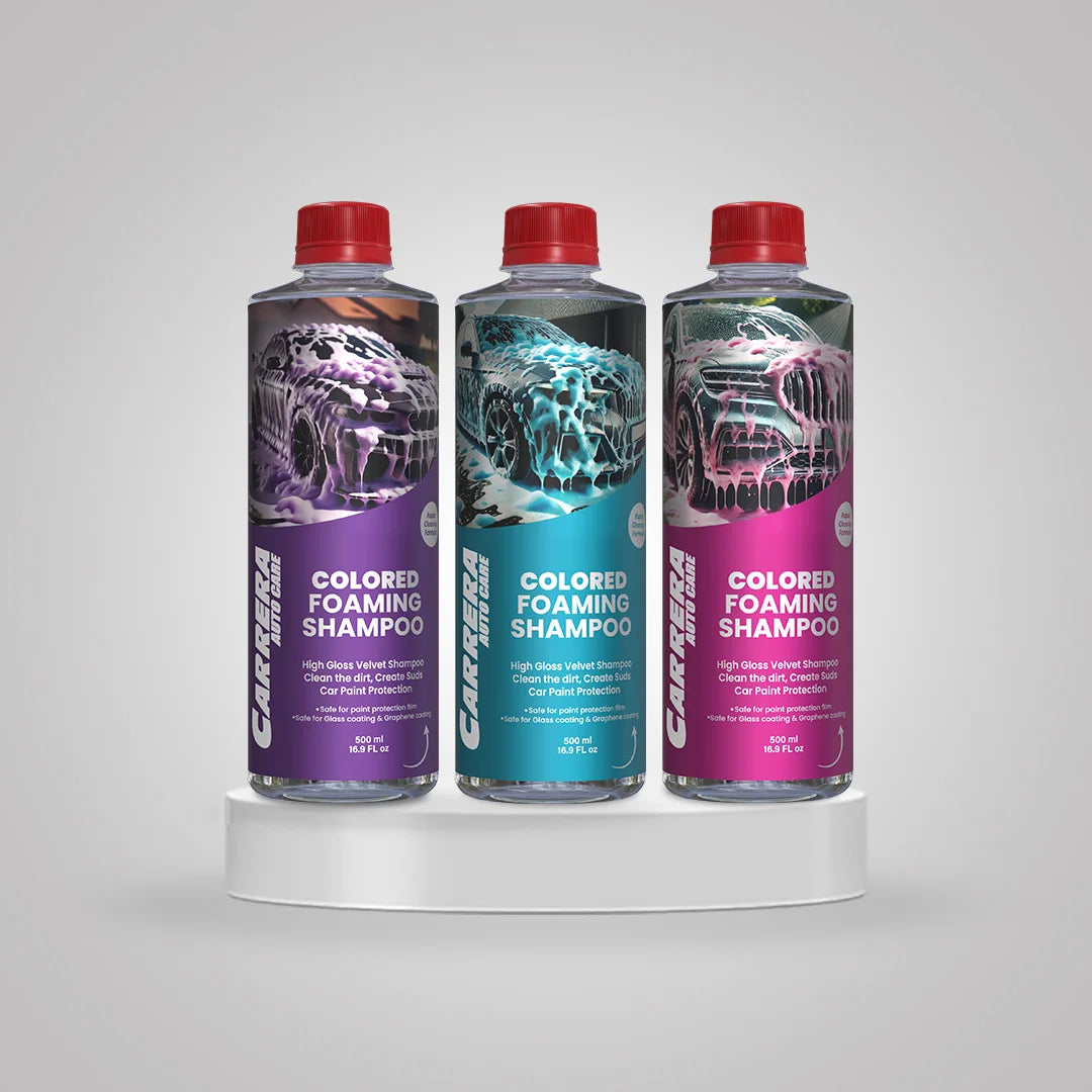 Pack of 3 Carrera Colored Foaming Shampoo