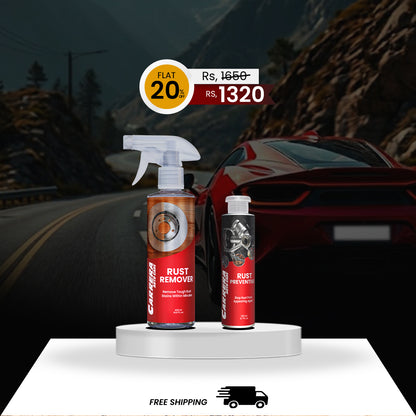 Carrera Rust Remover 500ml + Rust Preventive 200ml