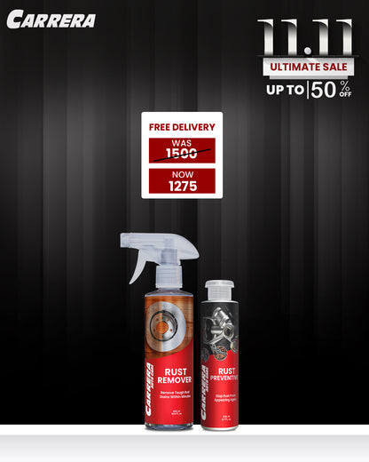 Carrera Rust Remover 500ml + Rust Preventive 200ml