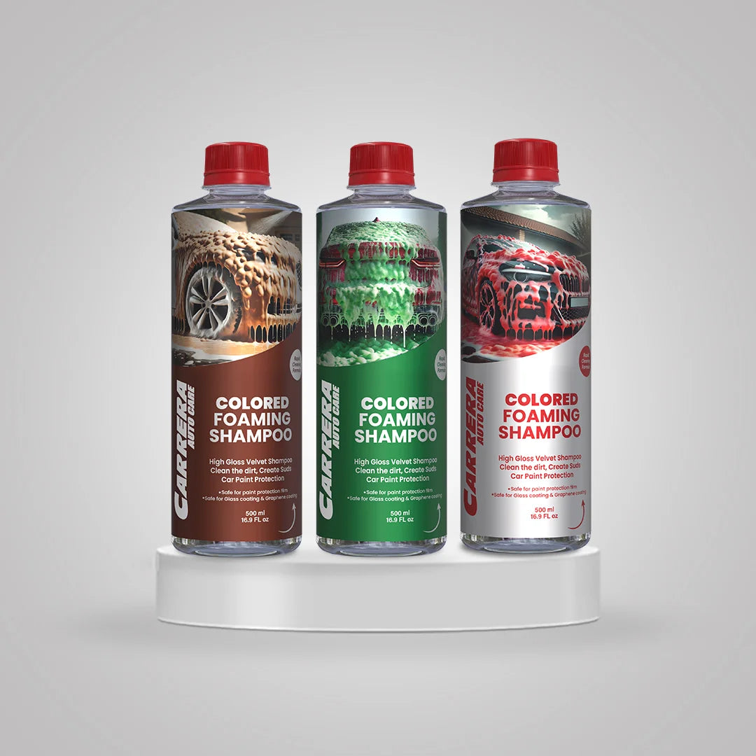 Pack of 3 Carrera Colored Foaming Shampoo