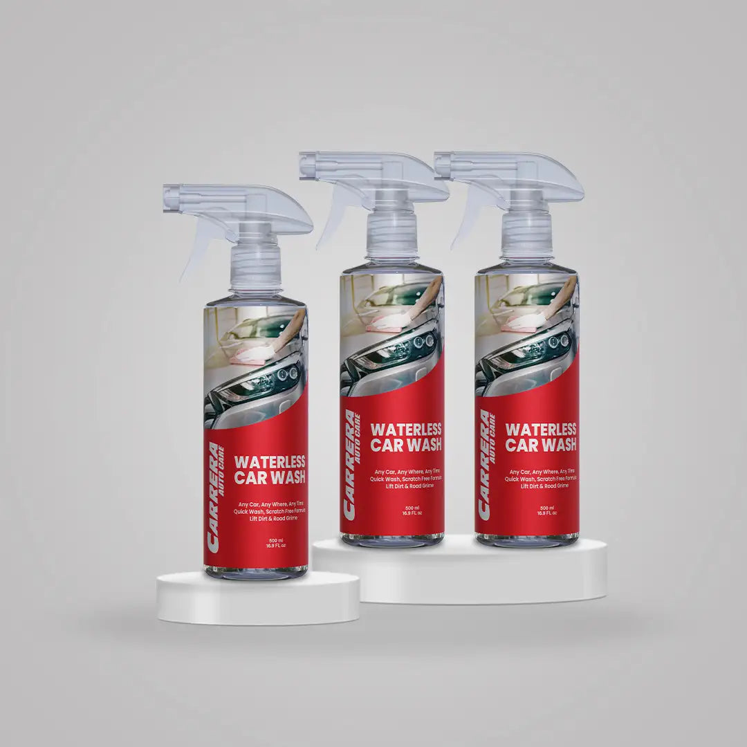 Carrera Pack of 3 Waterless Car Wash 500ml