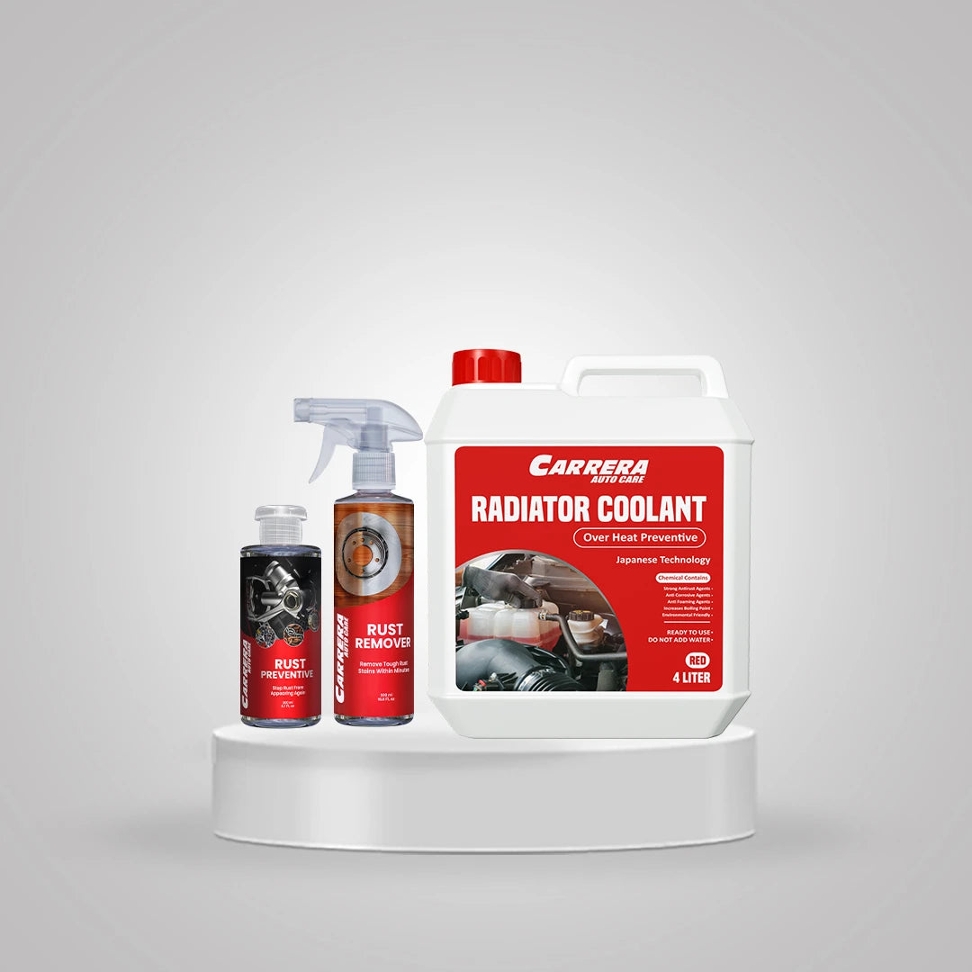 Rust Remover 500ml + Rust Preventive 200ml + Red OHP 4L
